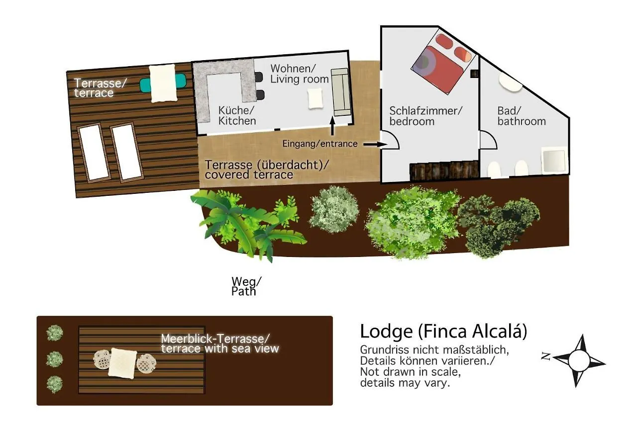 아파트 Finca Alcala